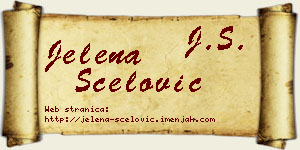 Jelena Šćelović vizit kartica